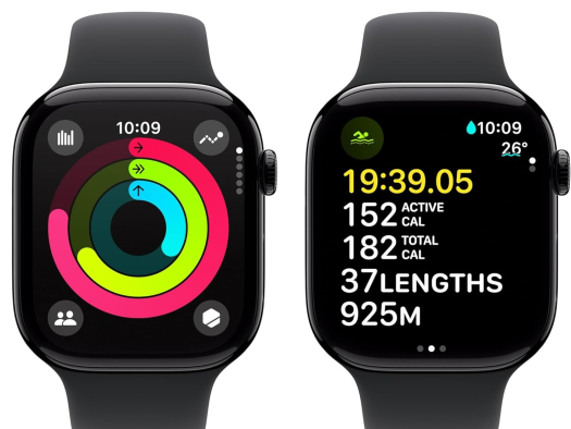 Apple Watch Series 10 GPS 46mm Jet Black